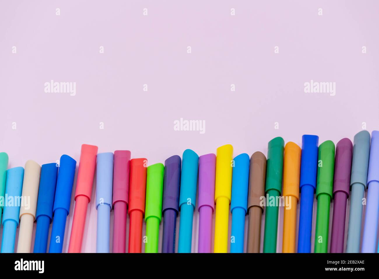 Brightly Colored Aen Art Pens Stock Photo - Alamy