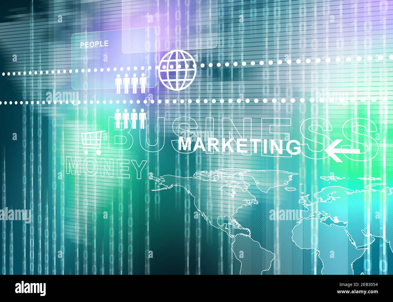 digital business background, innovative technologies Stock Photo Alamy