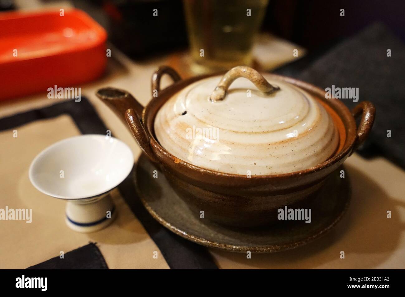Close up oriental ceramic porcelain teapot Stock Photo Alamy