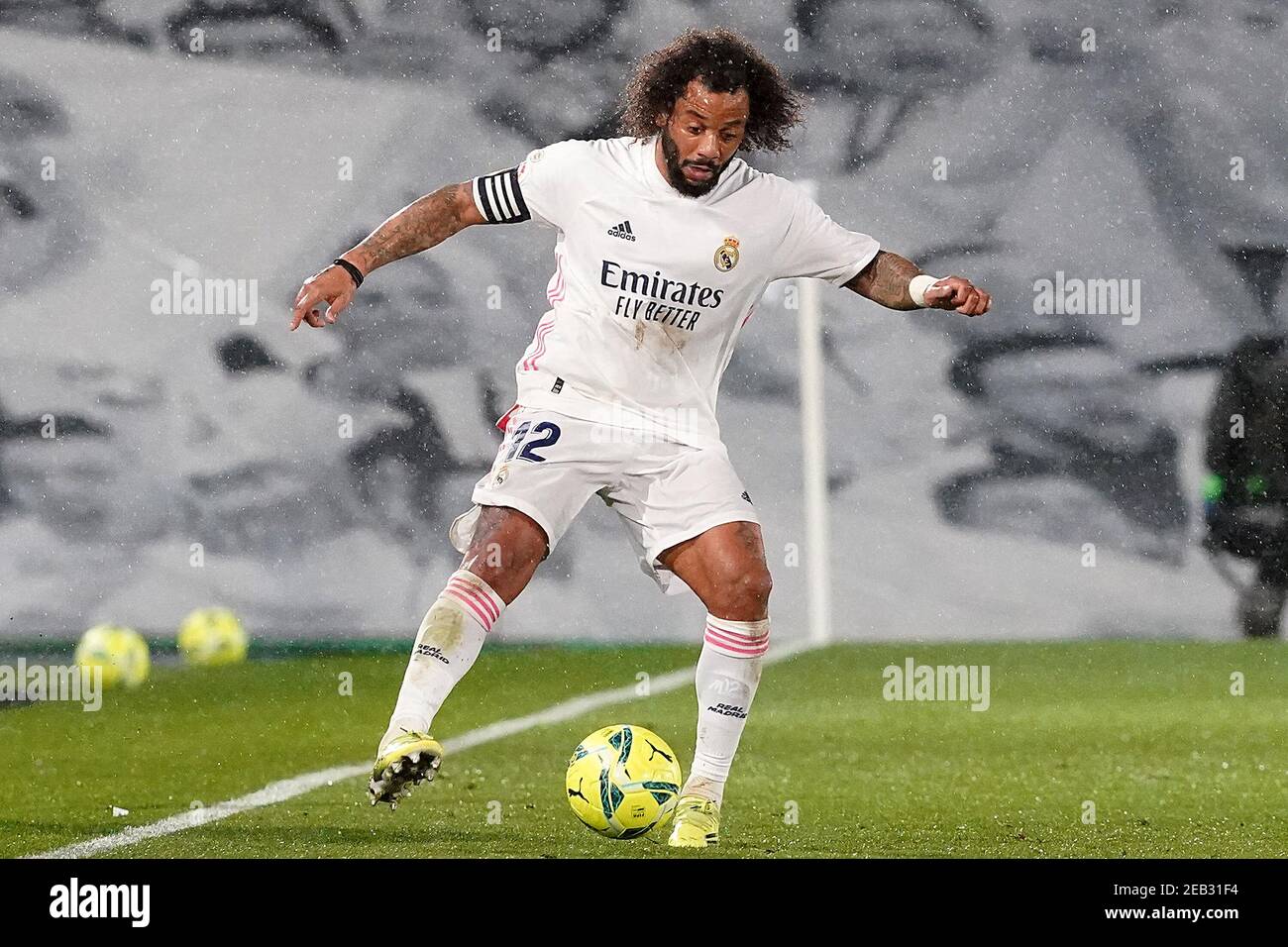 Real Madrid S Marcelo Vieira During La Liga Match Real Madrid V Getafe On February 9 2021 In Madrid Spain Photo By Acero Alterphotos Abacapress Com Stock Photo Alamy