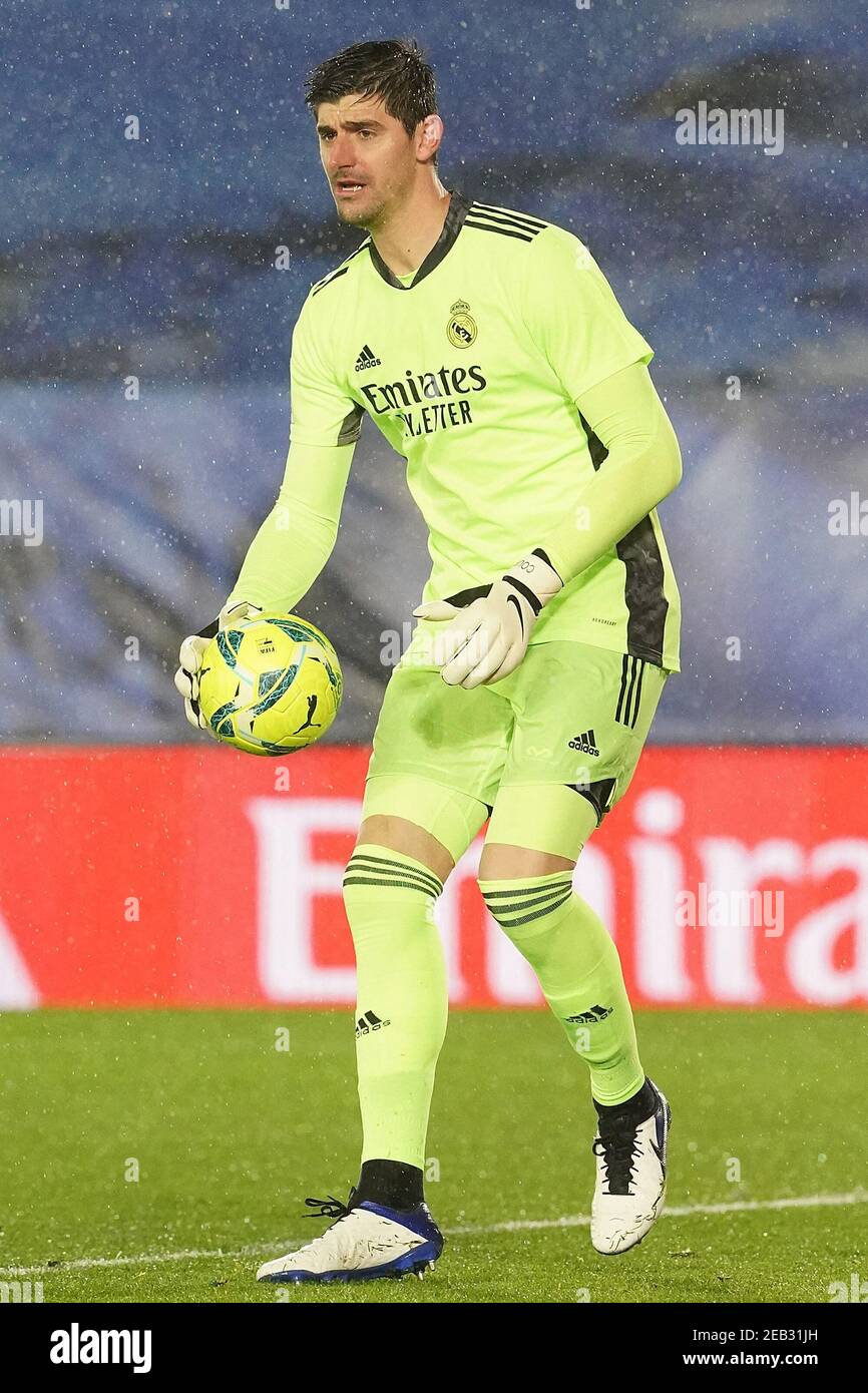 Real Madrid S Thibaut Courtois During La Liga Match Real Madrid V Getafe On February 9 21 In Madrid Spain Photo By Acero Alterphotos Abacapress Com Stock Photo Alamy