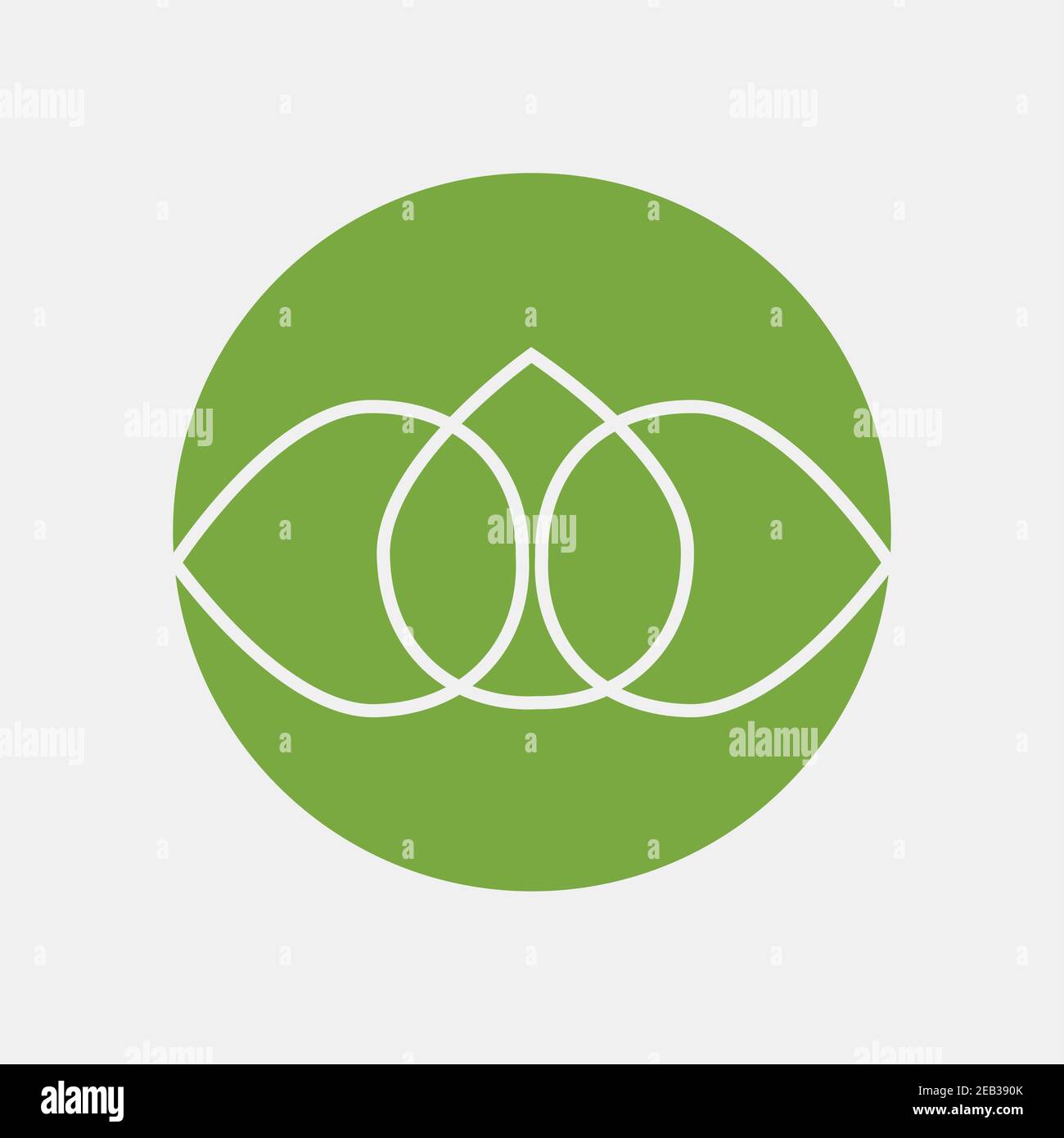 Eco icon green leaf vector illustration Stock Vector Image & Art - Alamy