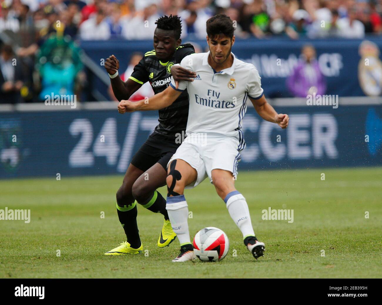Football Soccer Real Madrid V Chelsea International Champions Cup Michigan Stadium Ann Arbor United States Of America 30 7 16 Real Madrid S Marco Asensio In Action With Chelsea S Bertrand Traore