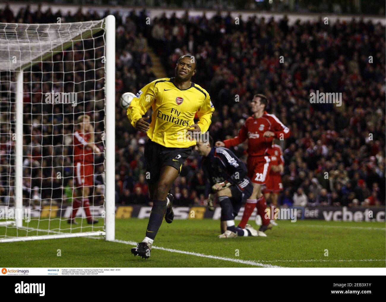 Julio Baptista Celebrates His Goal High Resolution Stock Photography And Images Alamy