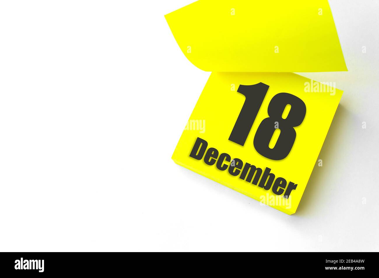 Calendar day on december 18 hi-res stock photography and images - Alamy
