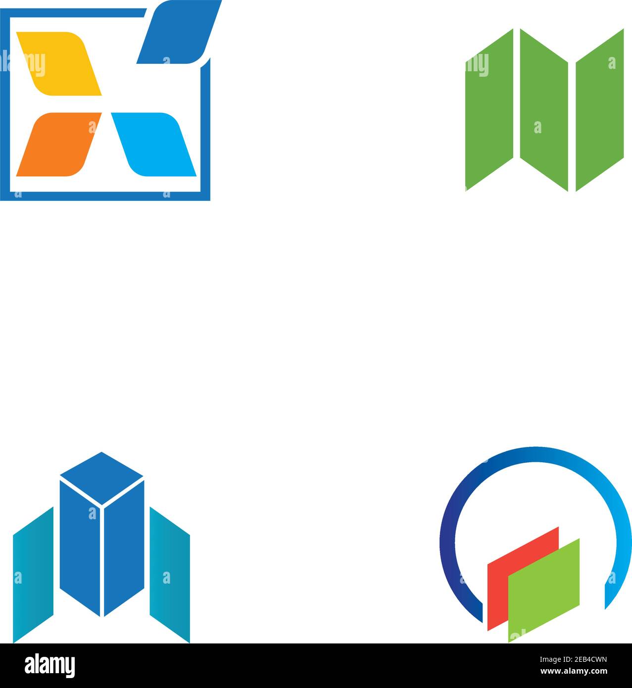 Business finance logo and symbols vector concept illustration Stock ...