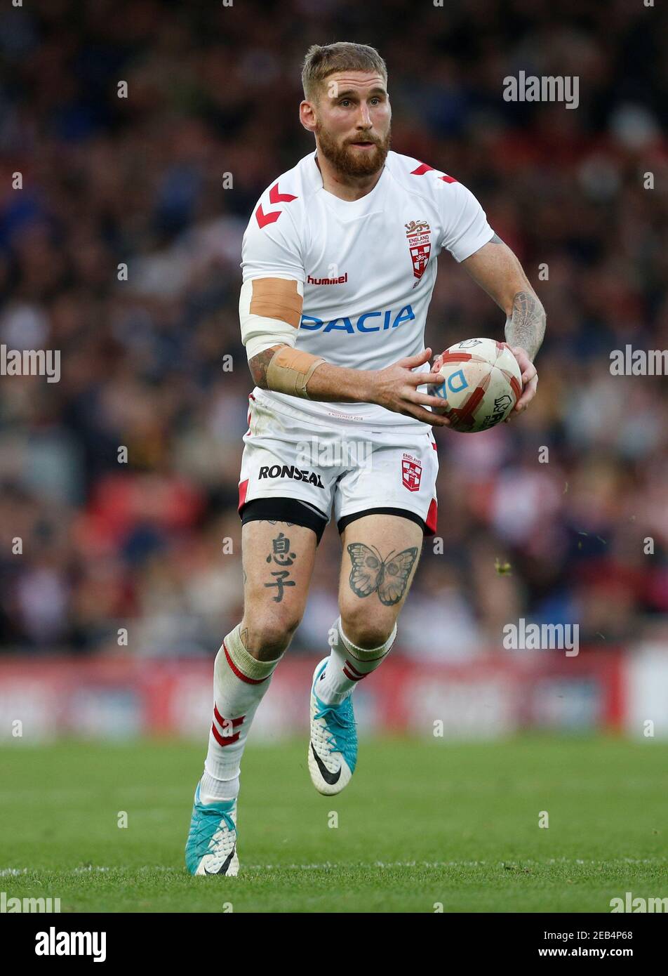 Rugby League - England v New Zealand - Anfield, Liverpool, Britain - November 4, 2018  England’s Sam Tomkins in action  Action Images/Ed Sykes Stock Photo