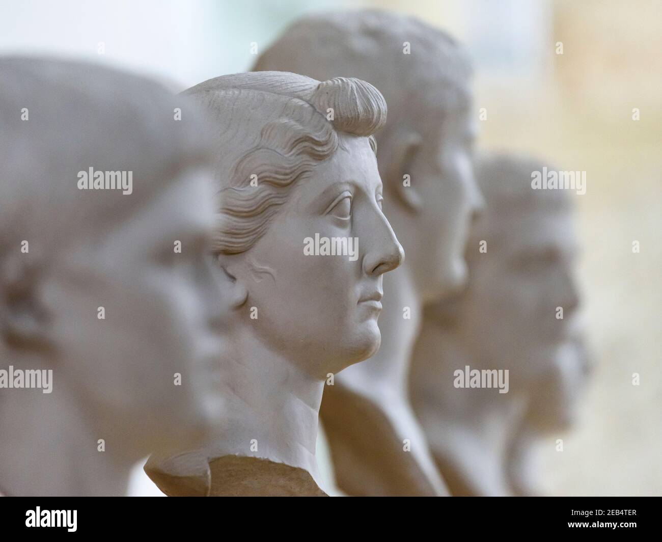 Portrait of Roman empress Livia Drusilla (58 B.C – 29 A.D), Ara Pacis ...