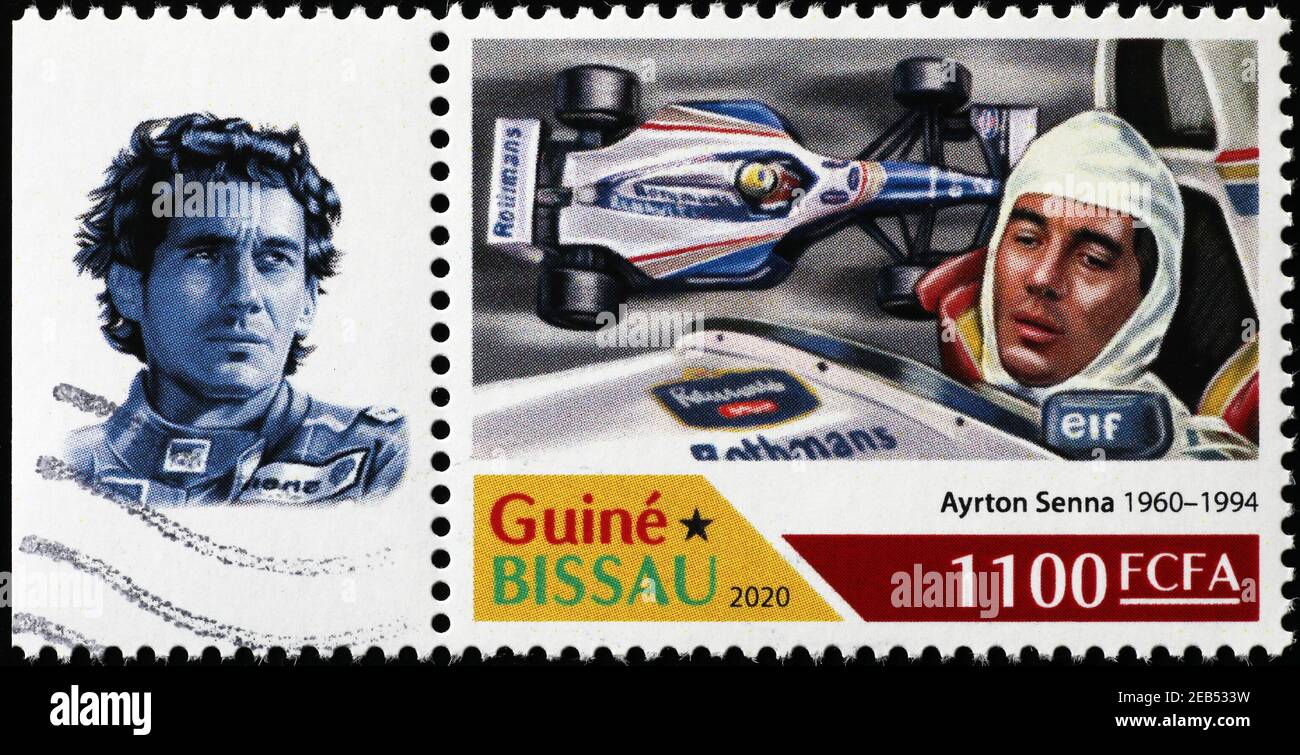 Carte Postale Ayrton Senna – Pilote De Formule 1 – Bon état