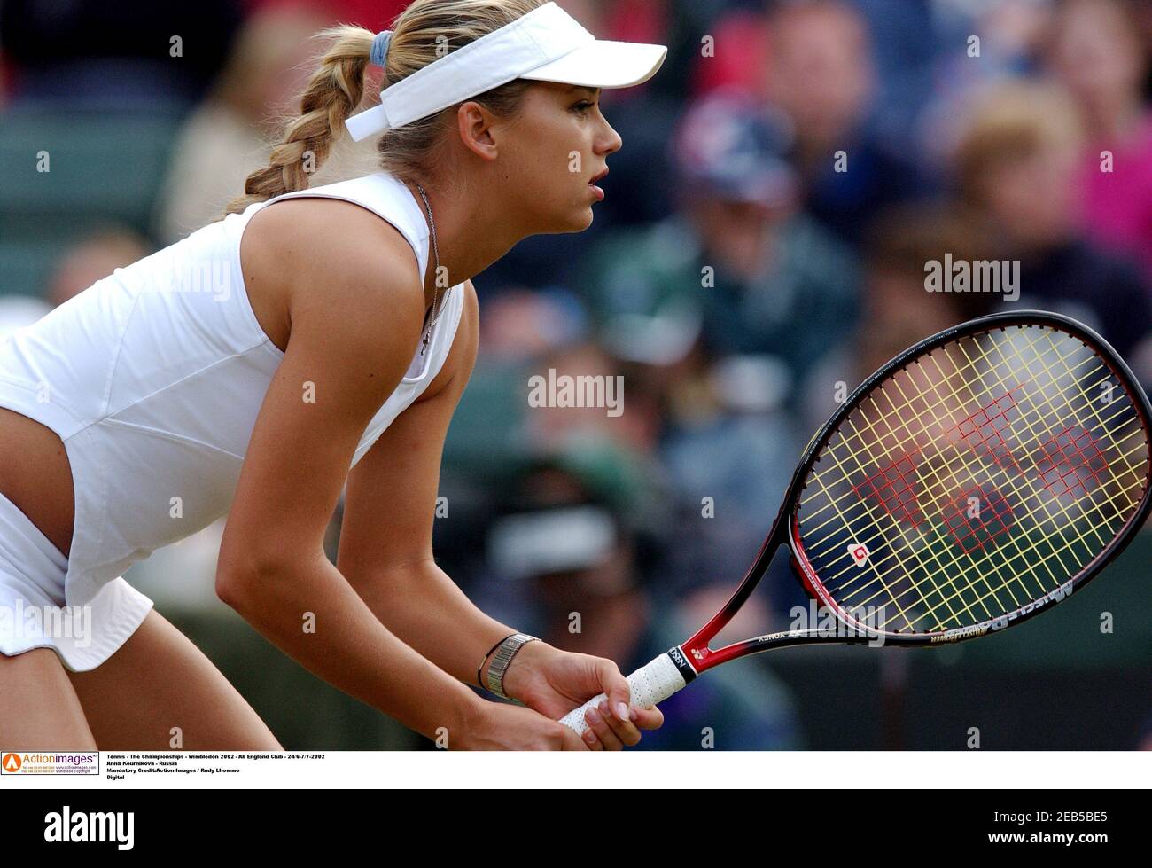 Tennis - The Championships - Wimbledon 2002 - All England Club - 24/6-7/7- 2002 Anna Kournikova - Russia Mandatory Credit:Action Images / Rudy Lhomme  Digital Stock Photo - Alamy
