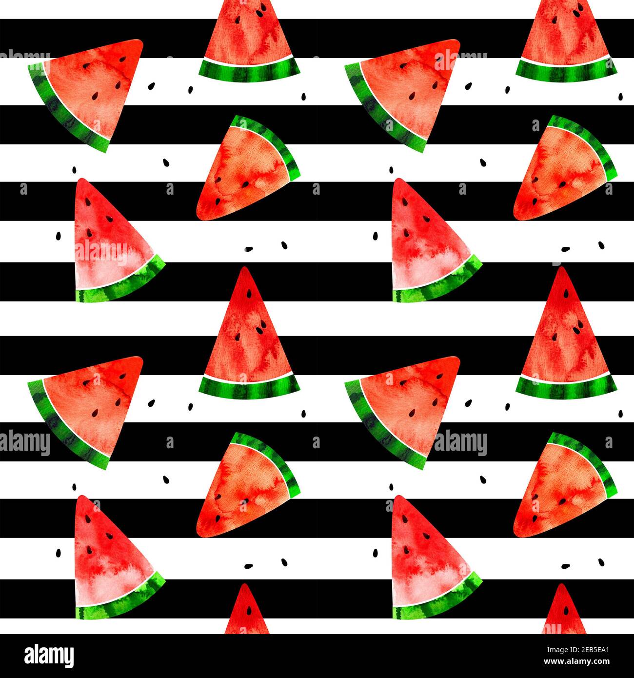 Watermelon seamless Cut Out Stock Images & Pictures - Alamy