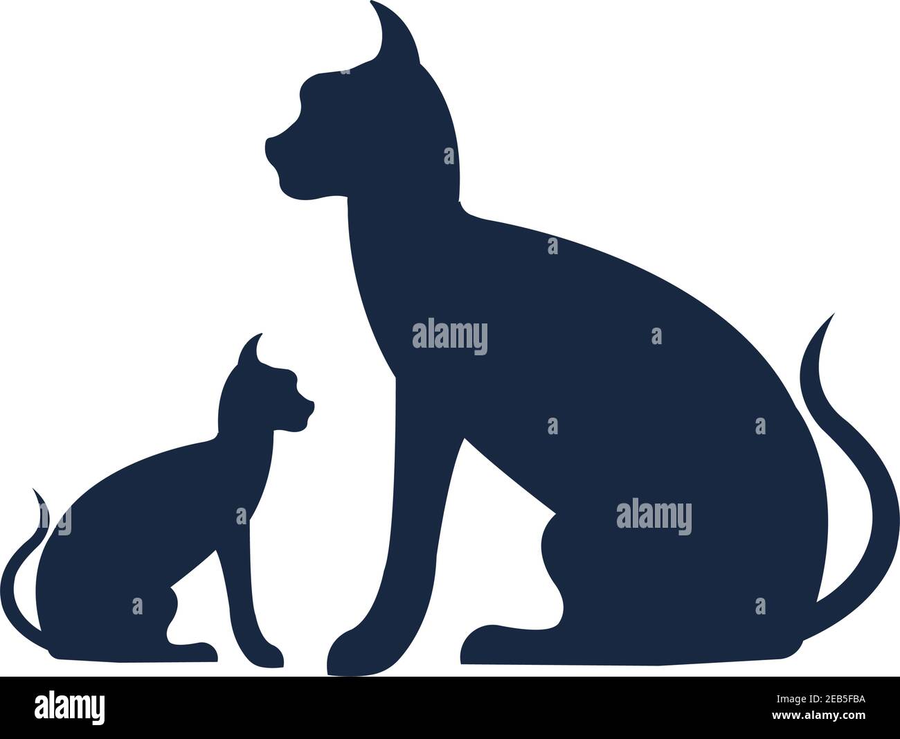 cat logo vector symbol illustration design template Stock Vector