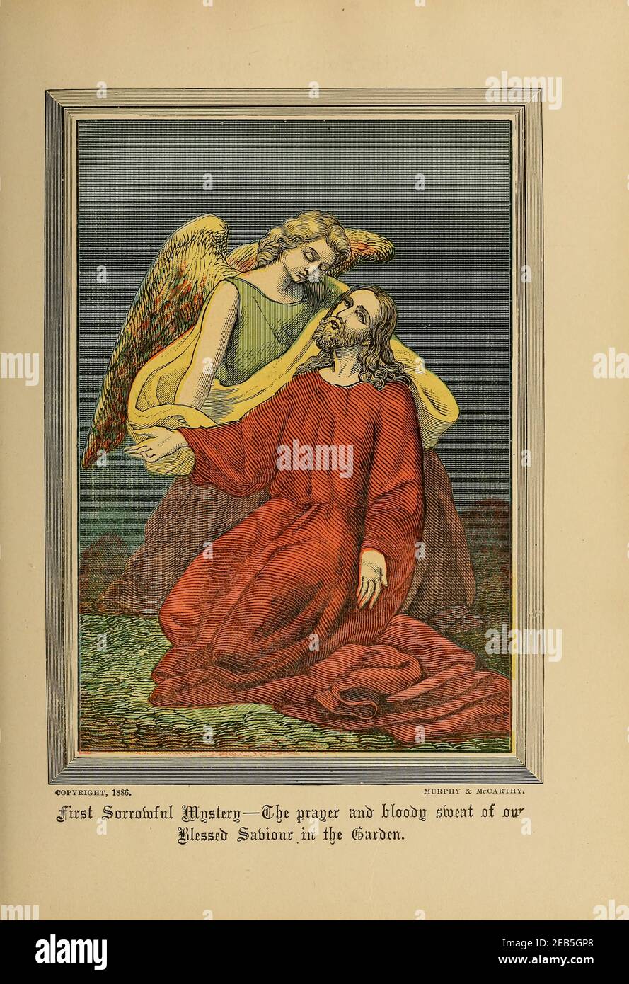 First Sorrowful Mystery. The Agony in the Olive tree Garden of ...