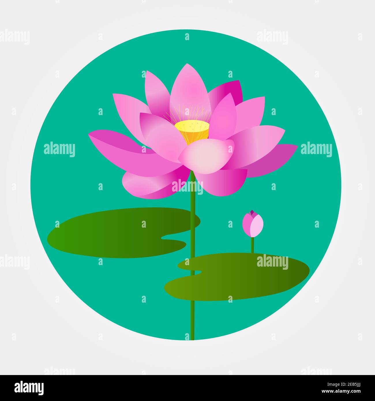 Indian style lotus by Indian Artist Stock Photo