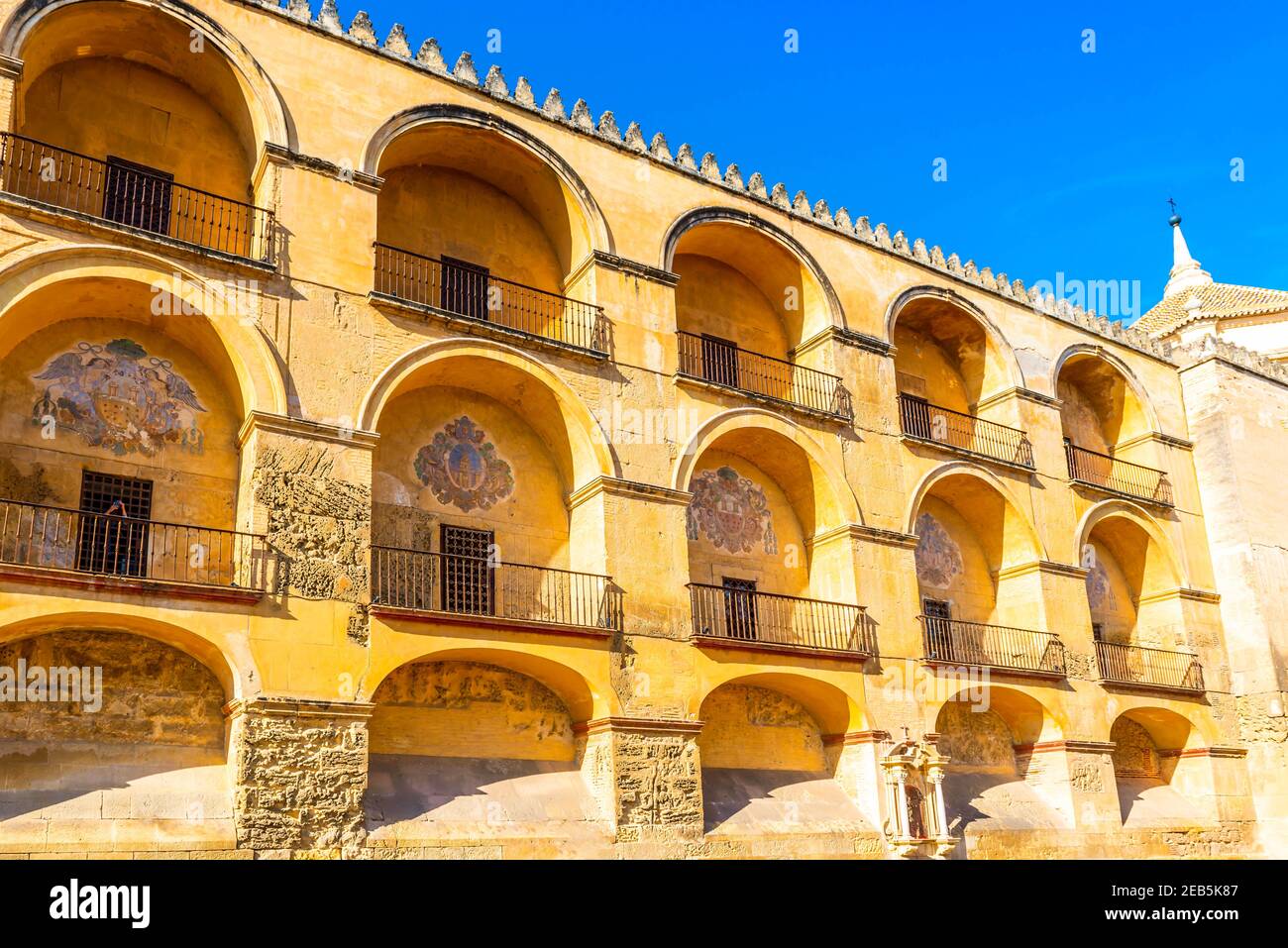 Mezquita Wall, Cathedral Mosque of Cordoba, Andalusia, Spain Stock Photo