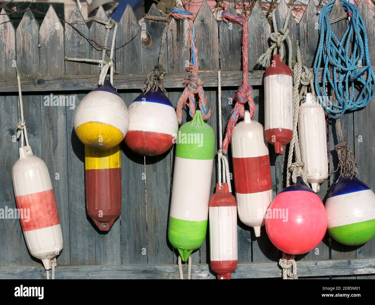 https://c8.alamy.com/comp/2EB5M01/colorful-plastic-buoys-hanged-to-fence-to-dry-2EB5M01.jpg