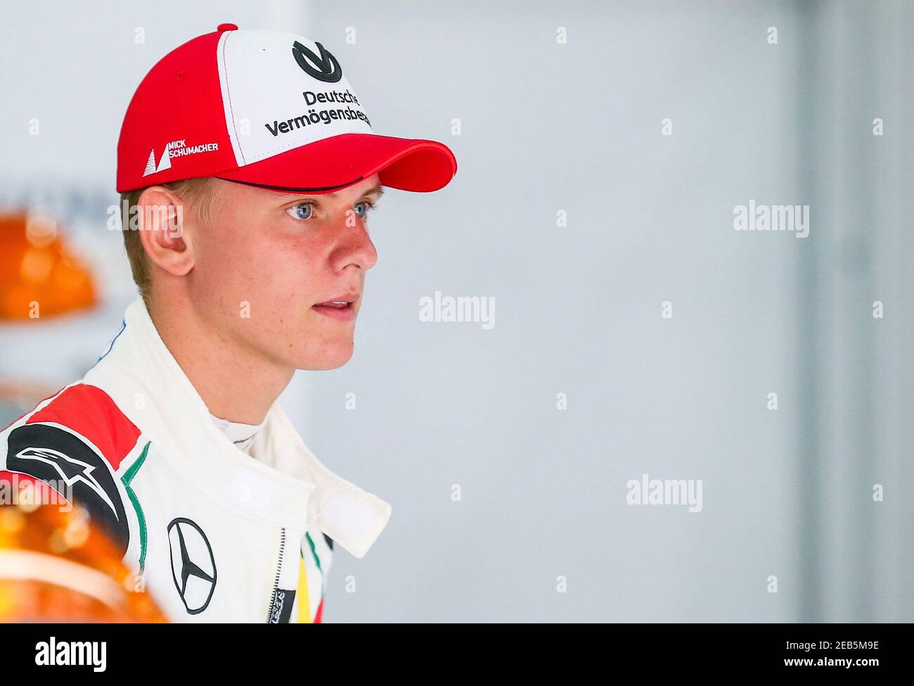 Formula One - F1 - Belgian Grand Prix - Spa-Francorchamps, Belgium - August  27, 2017 Mick Schumacher before driving his father Michael Schumacher's  Benetton B194 before the race REUTERS/Stephanie Lecocq/Pool Stock Photo -  Alamy