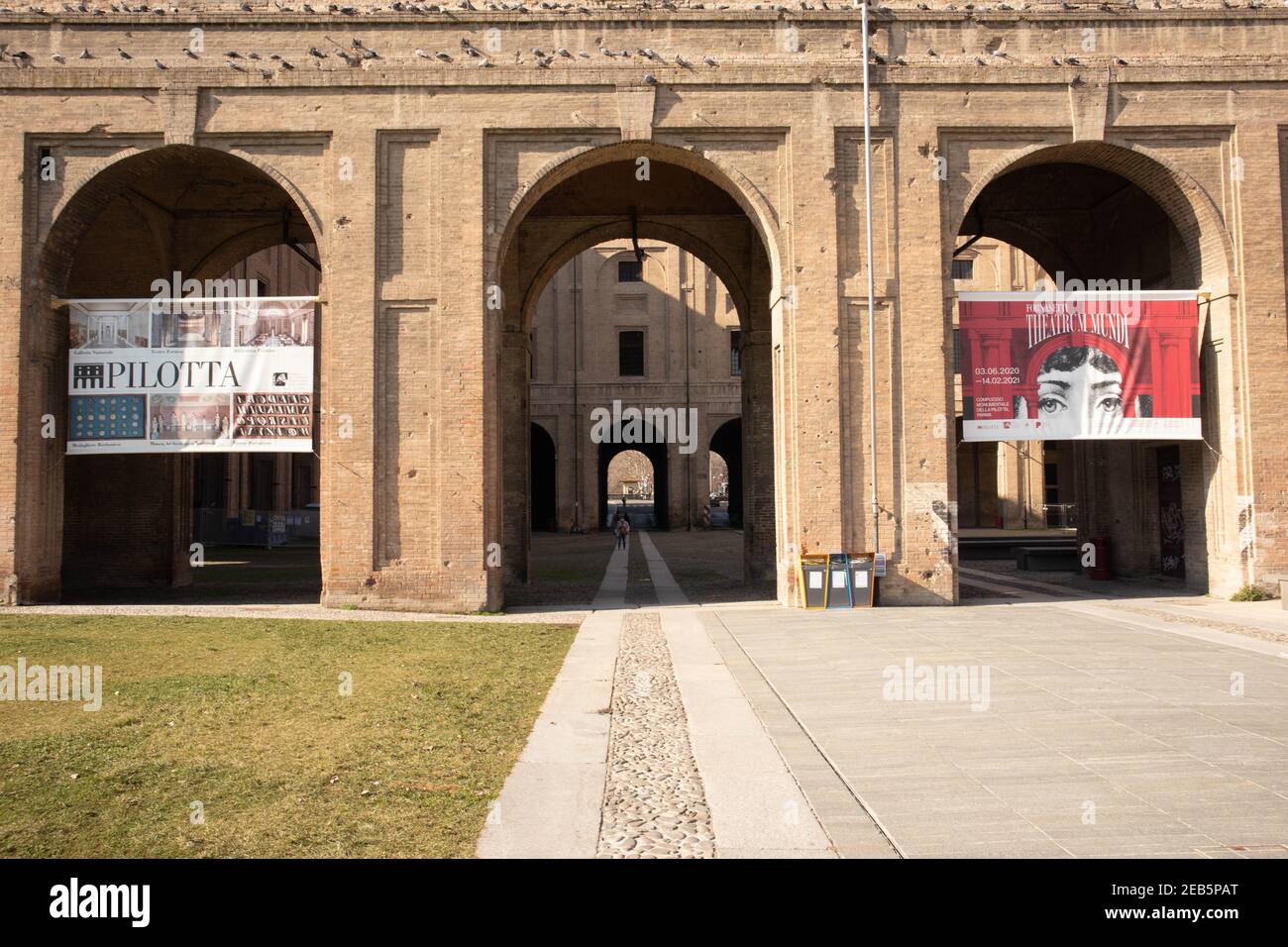 Palazzo della Pilotta, Parma, Italy Stock Photo Alamy