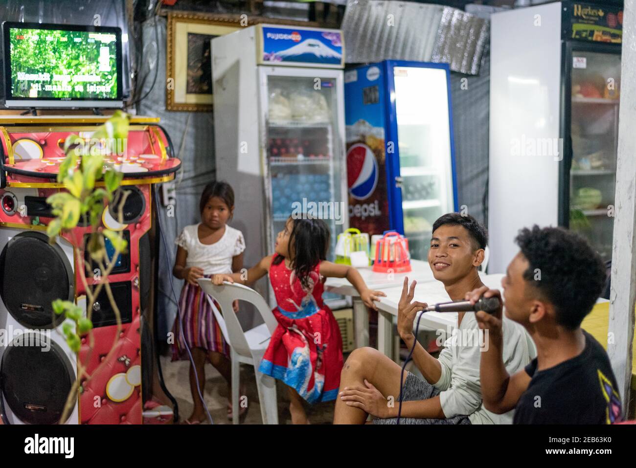 Philippines karaoke hires stock photography and images Alamy