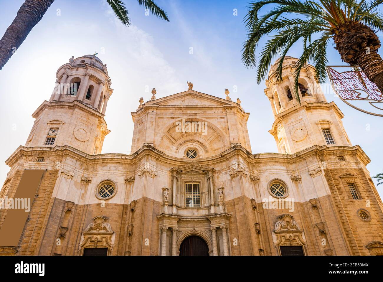 Cathedral of Cadiz in Andalusia, Spain Stock Photo