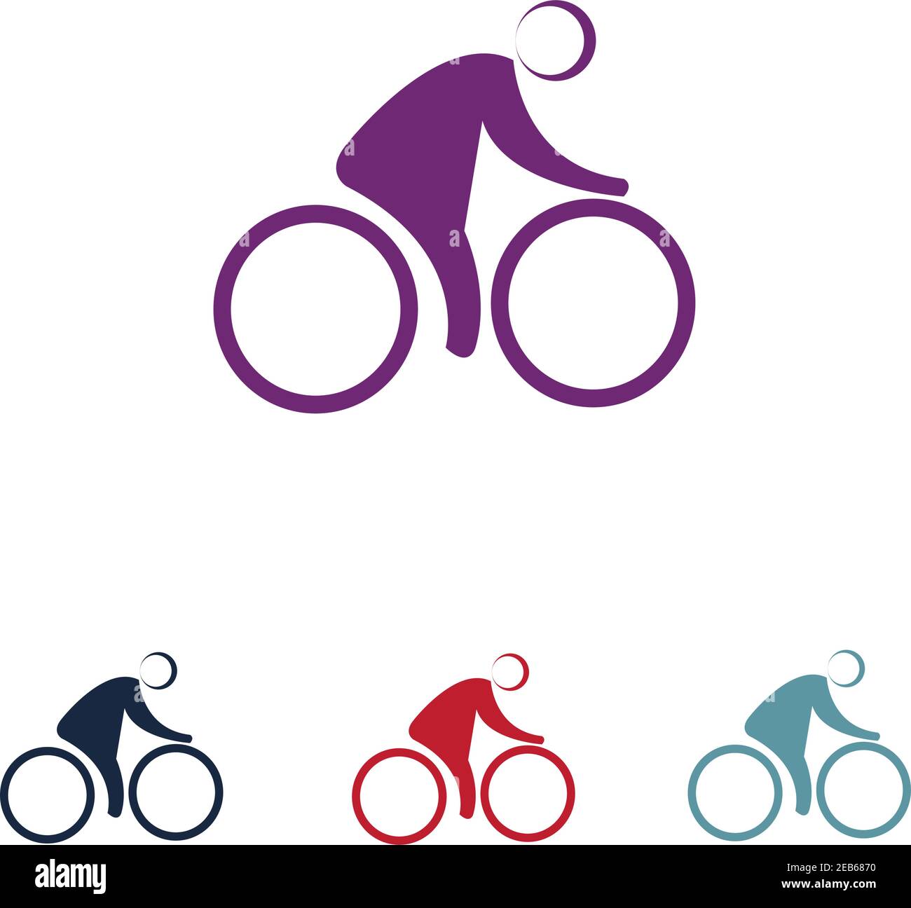 Bicycle logo vector template Stock Vector Image & Art Alamy