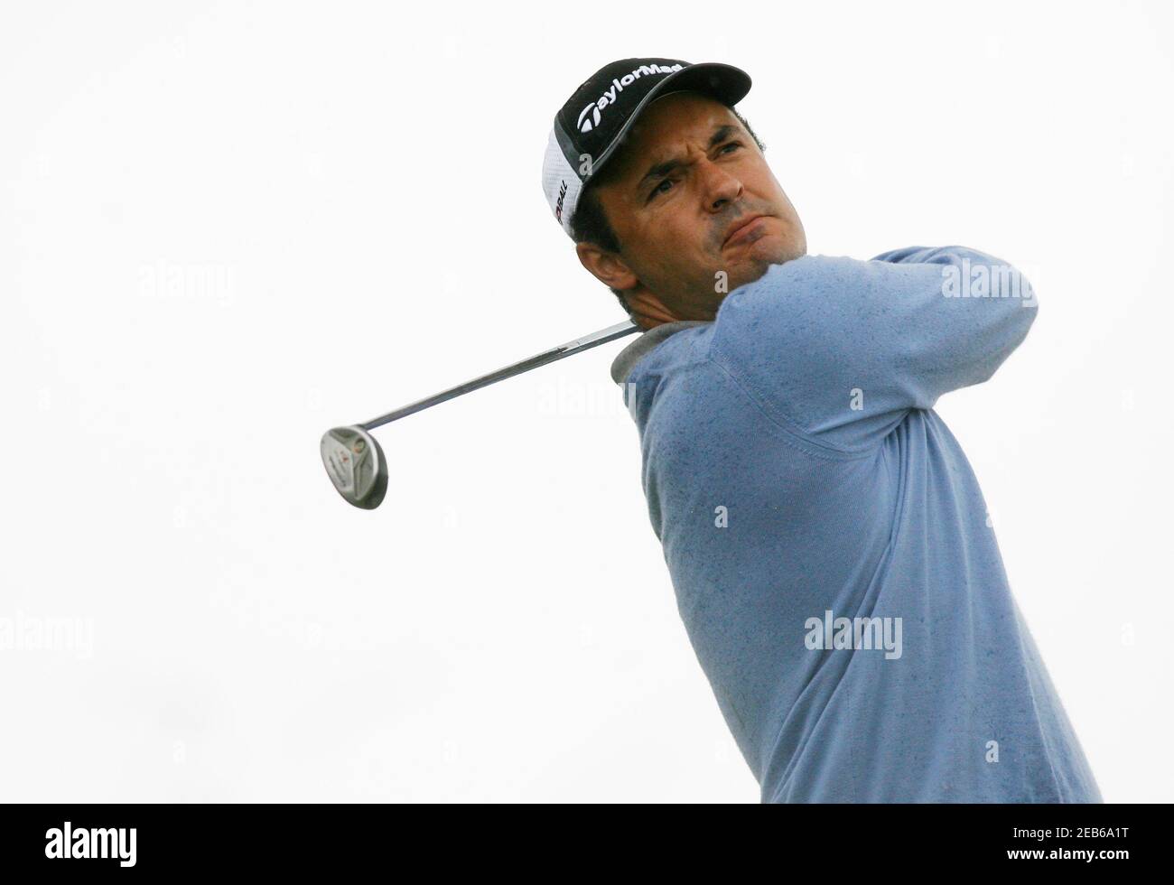 Golf - The KLM Open - Kennemer Golf & Country Club, Zandvoort, The  Netherlands - 21/8/08 England's Simon Khan tees off at the fourth hole  during the first round Mandatory Credit: Action