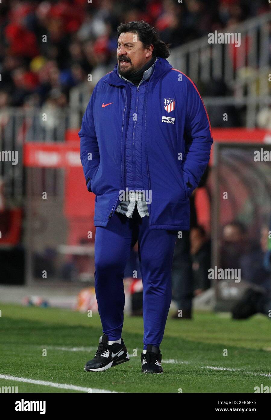 Soccer Football - Spanish King's Cup - Girona v Atletico Madrid -  Montilivi, Girona, Spain - January 9, 2019 Atletico Madrid assistant coach  German Burgos during the match REUTERS/Albert Gea Stock Photo - Alamy