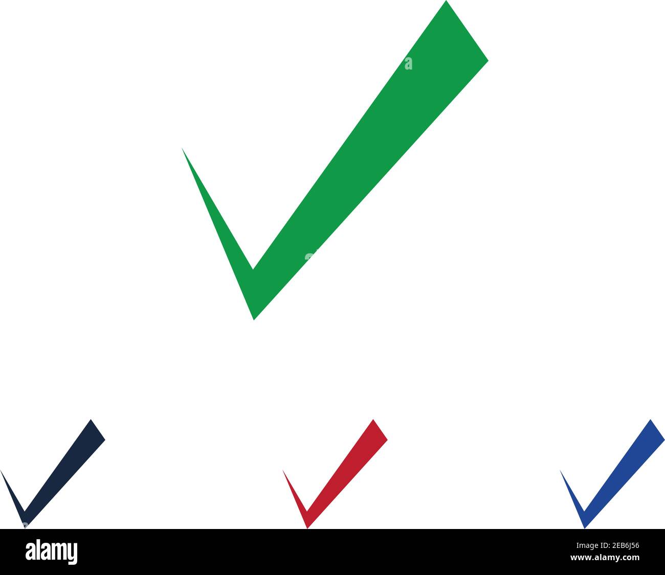 check mark icon vector illustration design template Stock Vector Image ...