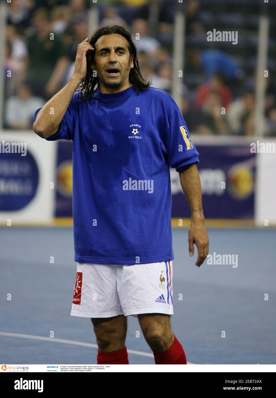 Football - International Masters 2006 - Belfast Odyssey Arena - 1/5/06  Marcel Dib - France Masters in action against Holland Masters Mandatory  Credit: Action Images / Lee Mills Stock Photo - Alamy