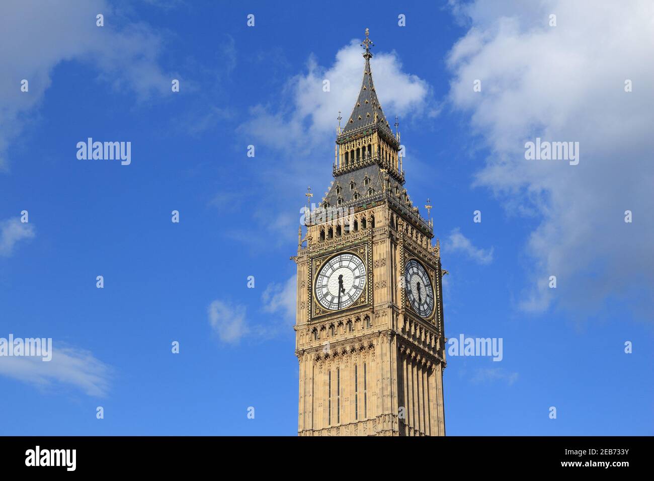 Big Ben, London. Landmark of London, UK. Stock Photo