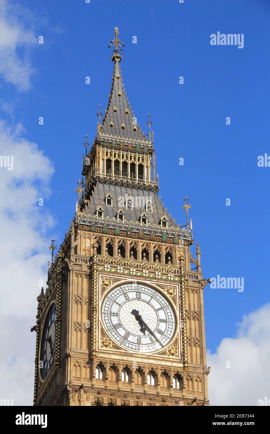 Big Ben, London. Landmark of London, UK. Stock Photo