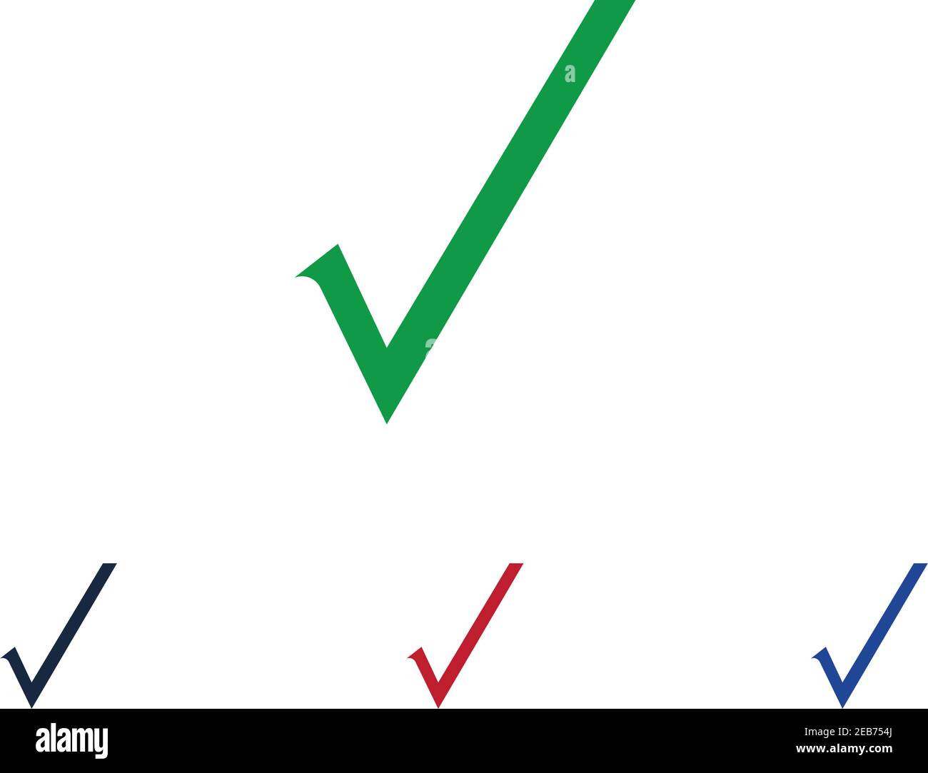check mark icon vector illustration design template Stock Vector Image ...