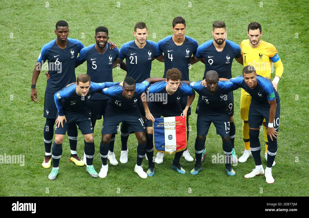 France world cup 2018 soccer team hi-res stock photography and images -  Alamy