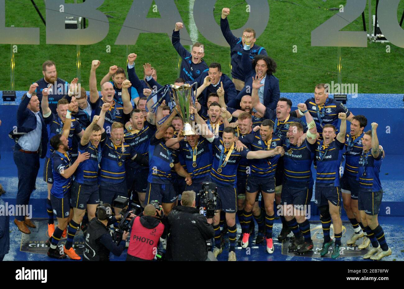Rugby Union - European Champions Cup Final - Leinster Rugby v Racing 92 -  San Mames, Bilbao, Spain - May