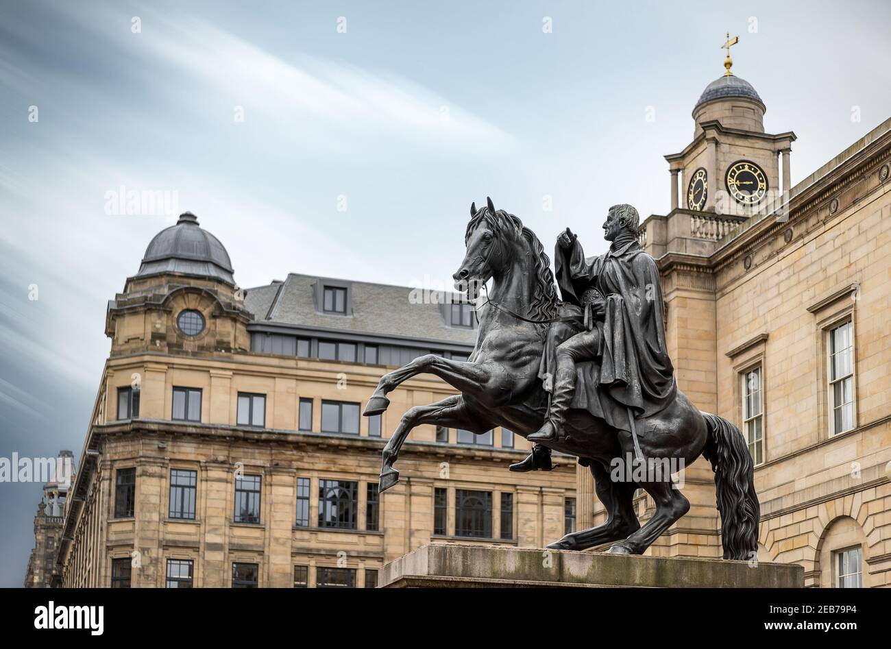 Edinburgh Sir John Steell equestrian statue of the Duke of Wellington