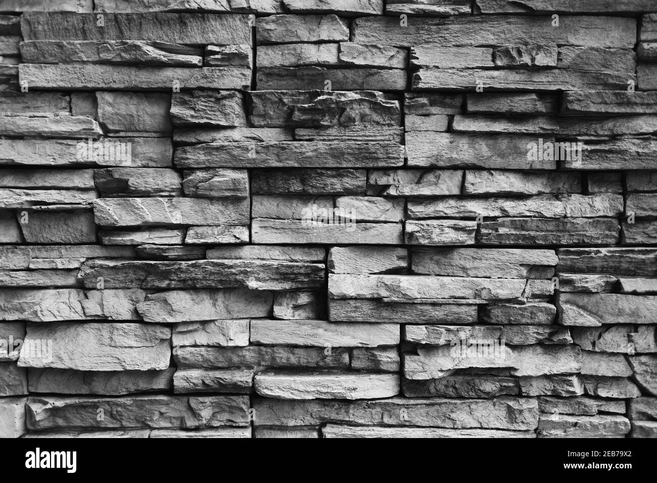 Black Stone wall background for design in your work concept Stock Photo