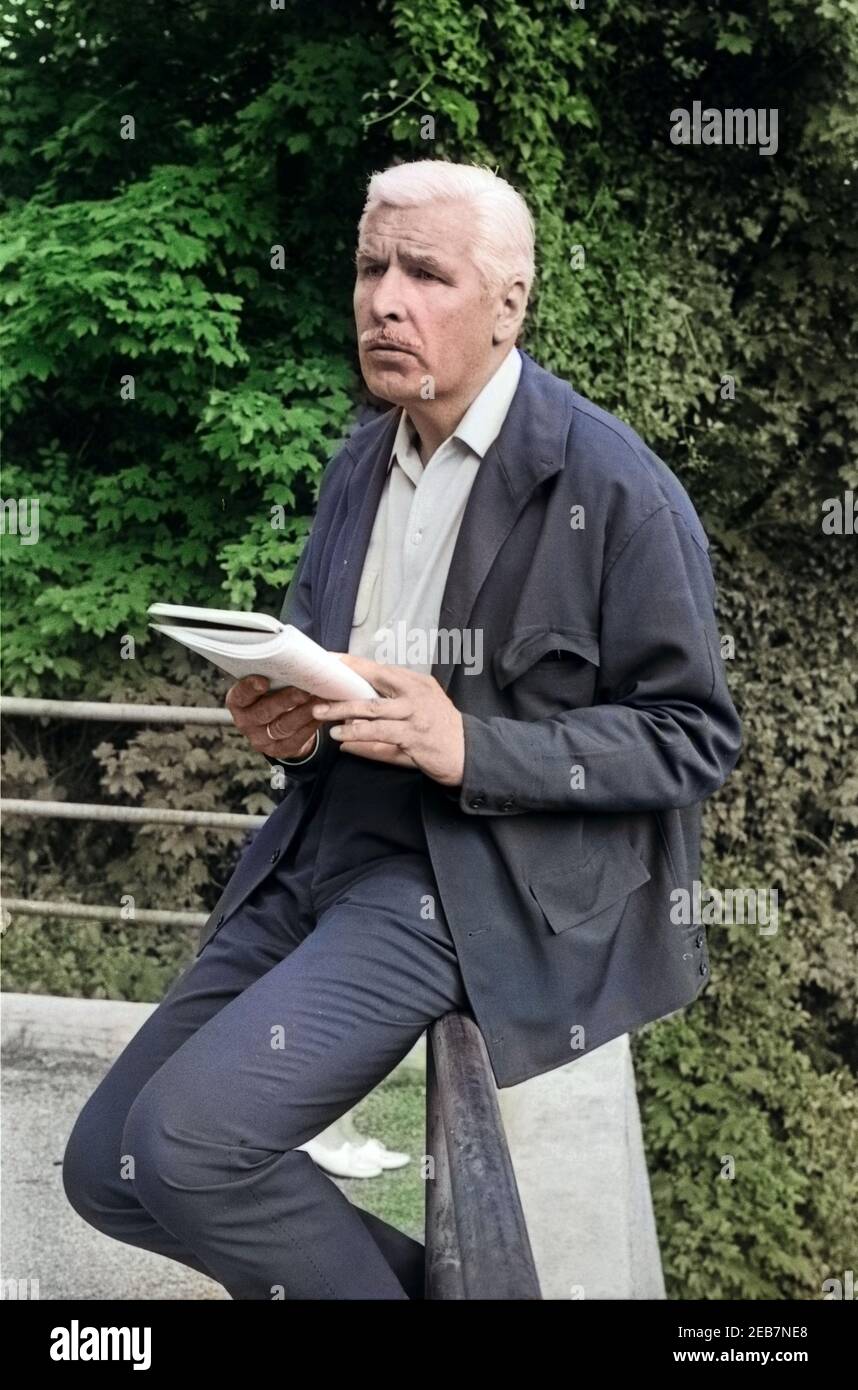Der deutsche Schauspieler und Synchronsprecher Friedrich Schönfelder