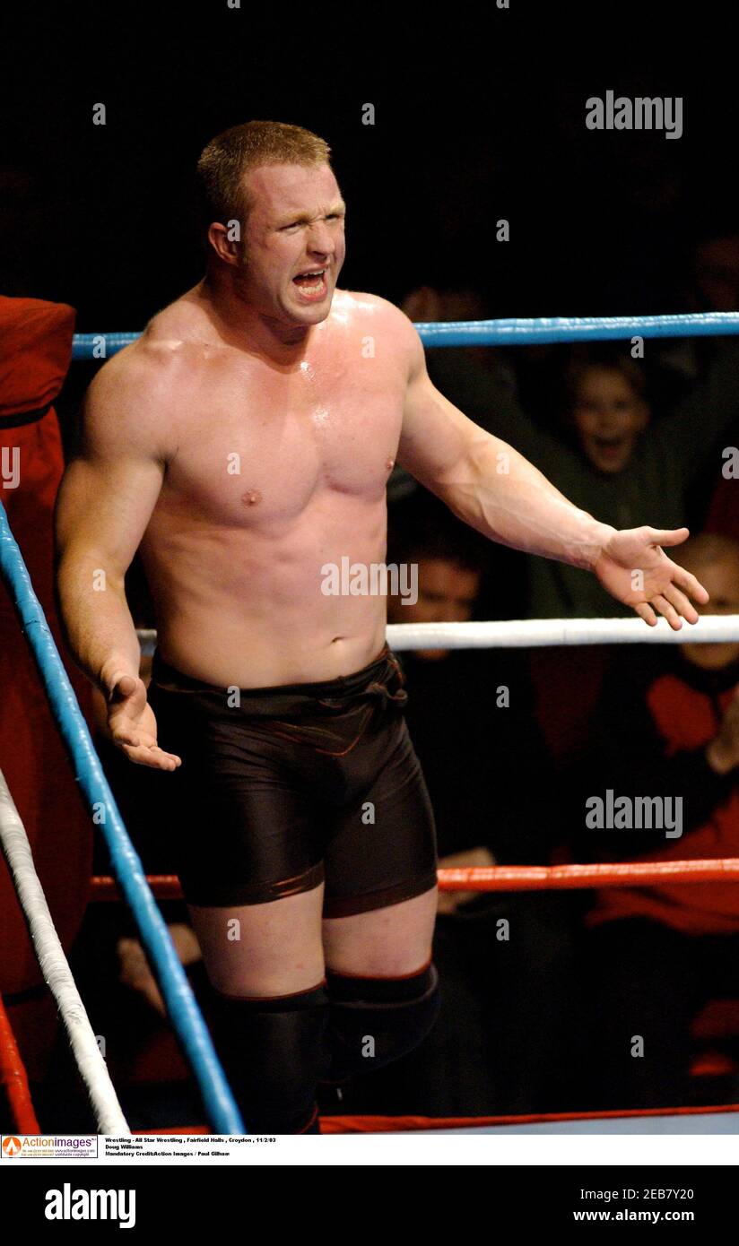 Wrestling All Star Wrestling Fairfield Halls Croydon 11 2 03 Doug Williams Mandatory Credit Action Images Paul Gilham Stock Photo Alamy