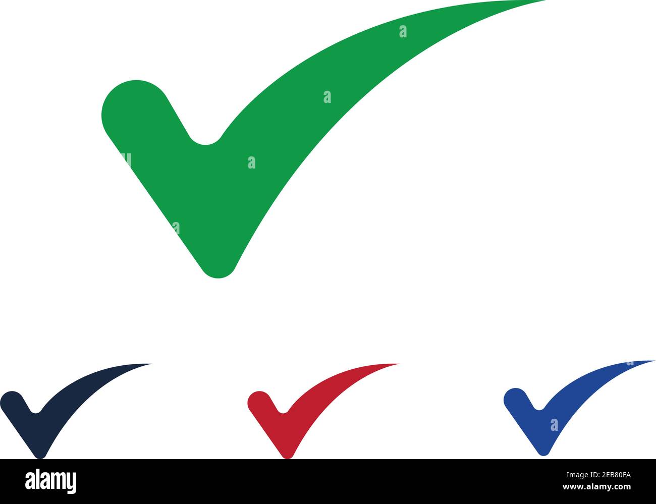 check mark icon vector illustration design template Stock Vector Image ...