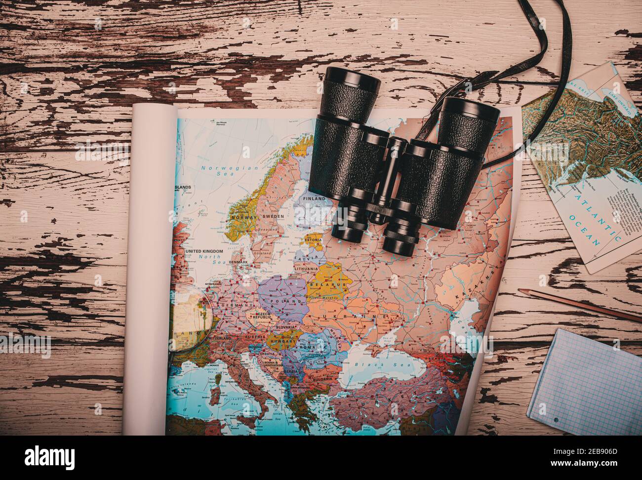 Planning a route map hi-res stock photography and images - Alamy