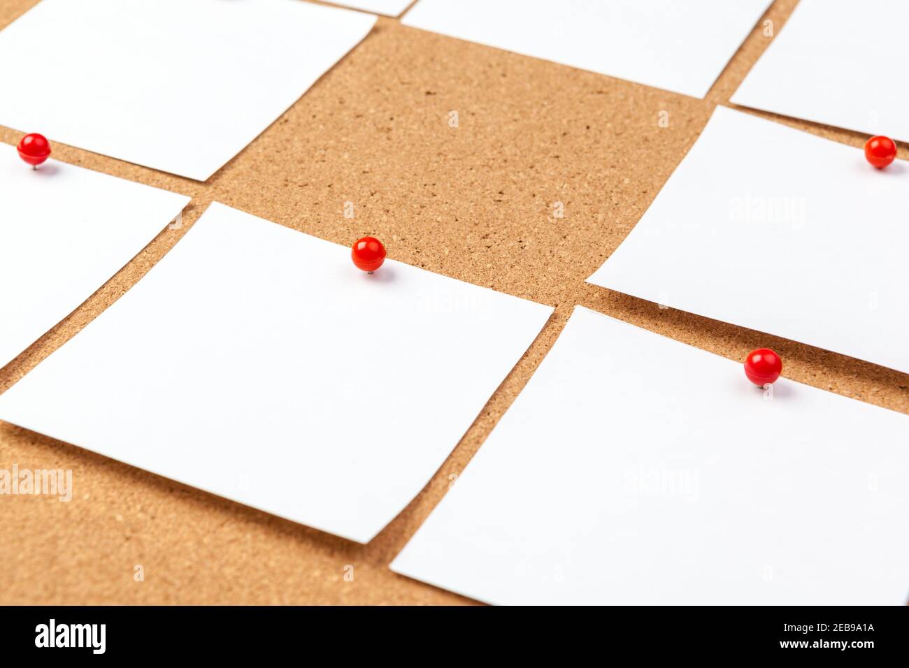 white memo stick on board Stock Photo Alamy
