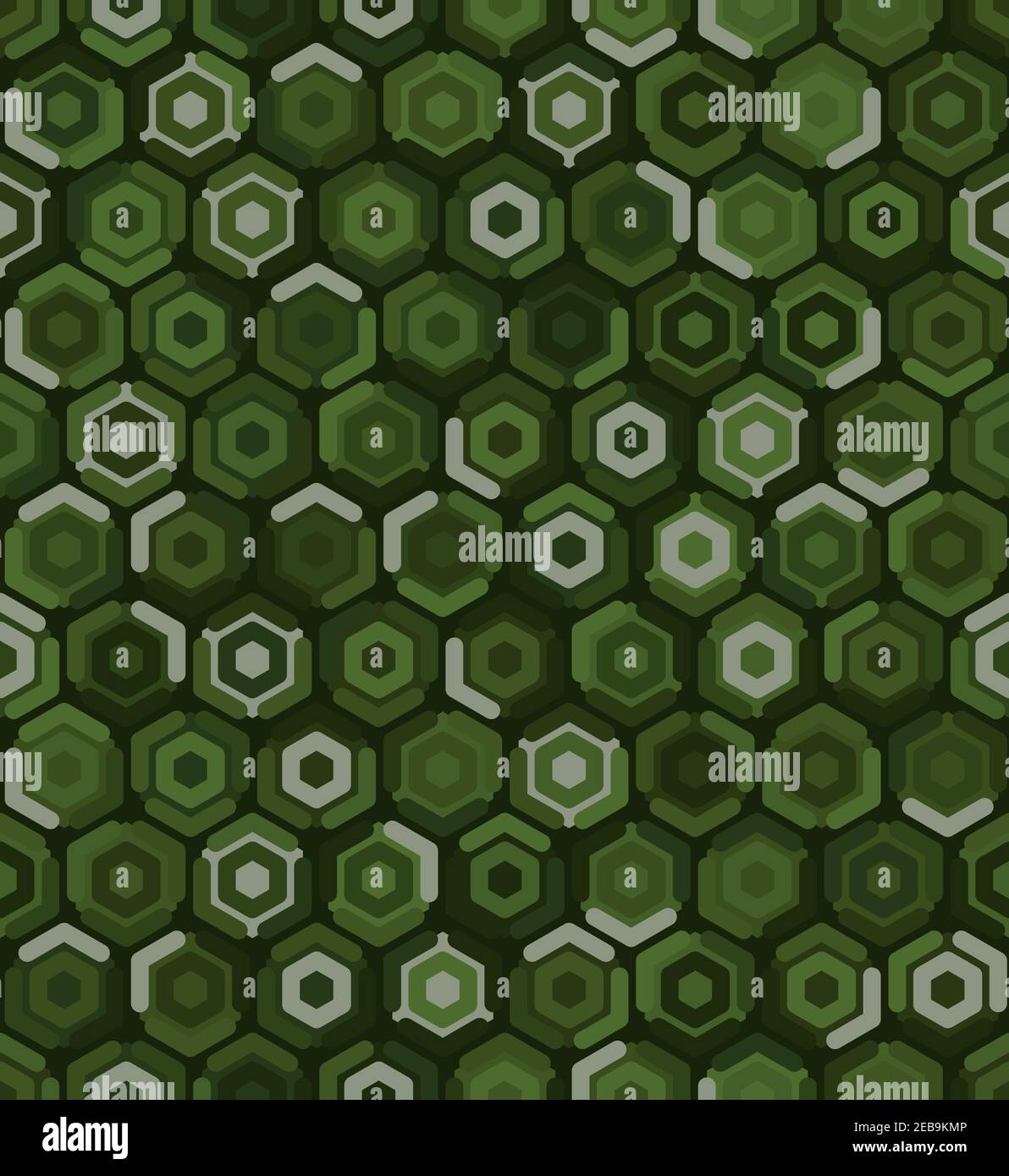 Honeycomb inspired abstract geometric seamless pattern of hexagons ...