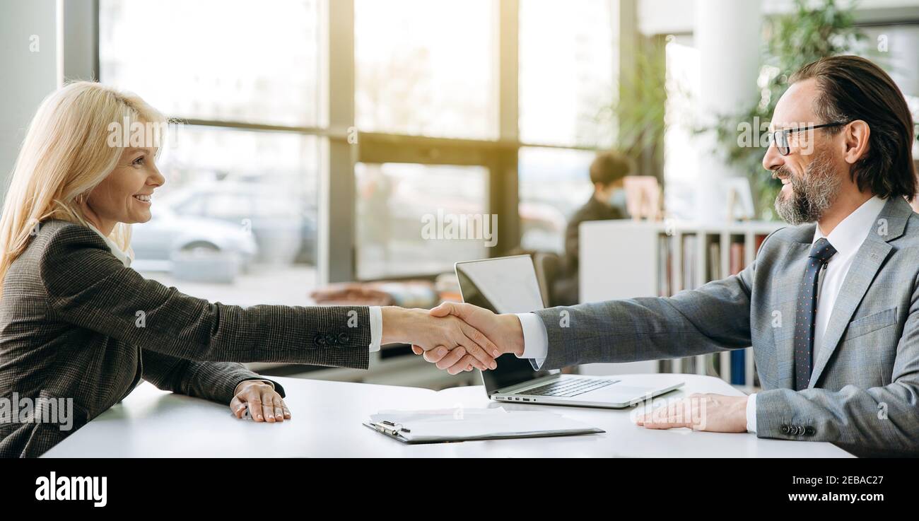 Business People. Successful Business Partner Shaking Hands in th