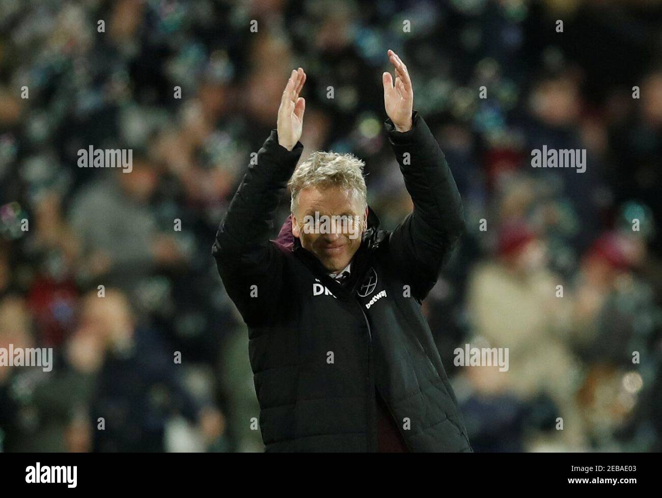 Soccer Football - Premier League - West Ham United vs West Bromwich Albion - London Stadium, London, Britain - January 2, 2018   West Ham United manager David Moyes after the match    REUTERS/Eddie Keogh    EDITORIAL USE ONLY. No use with unauthorized audio, video, data, fixture lists, club/league logos or 'live' services. Online in-match use limited to 75 images, no video emulation. No use in betting, games or single club/league/player publications.  Please contact your account representative for further details. Stock Photo
