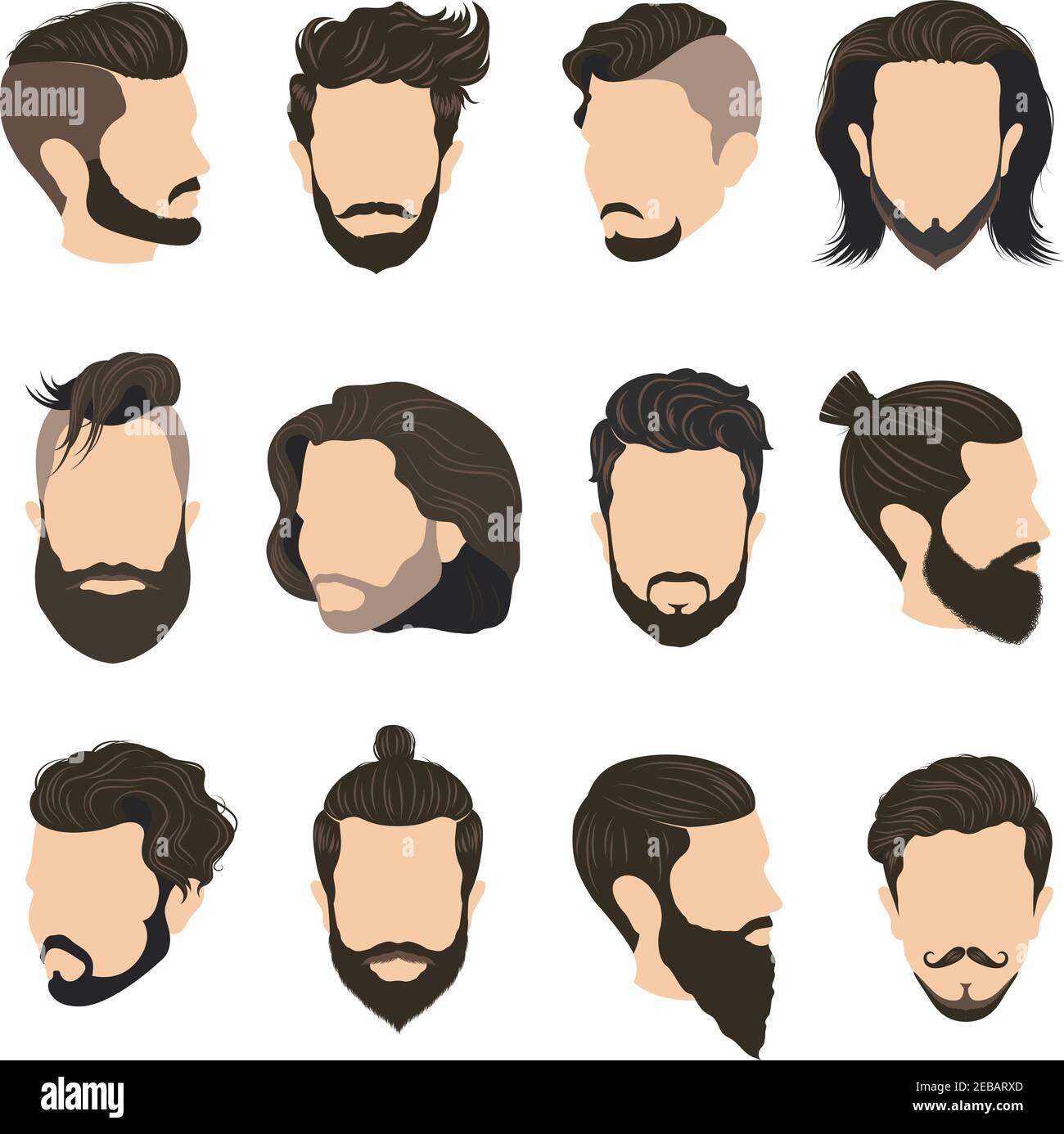 Men hairstyle icons set with beard and moustache flat isolated vector illustration Stock Vector Image & Art - Alamy Men hairstyle icons set with beard and moustache flat isolated vector illustration Stock Vector Image & Art - Alamy