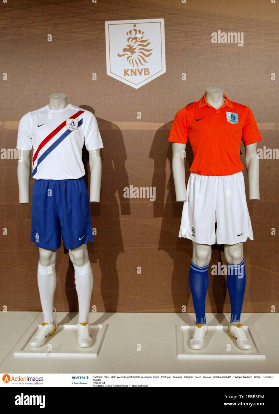 Football - Nike - 2006 World Cup Official Kit Launch for Brazil - Portugal  - Australia - Holland - Korea - Mexico - Croatia