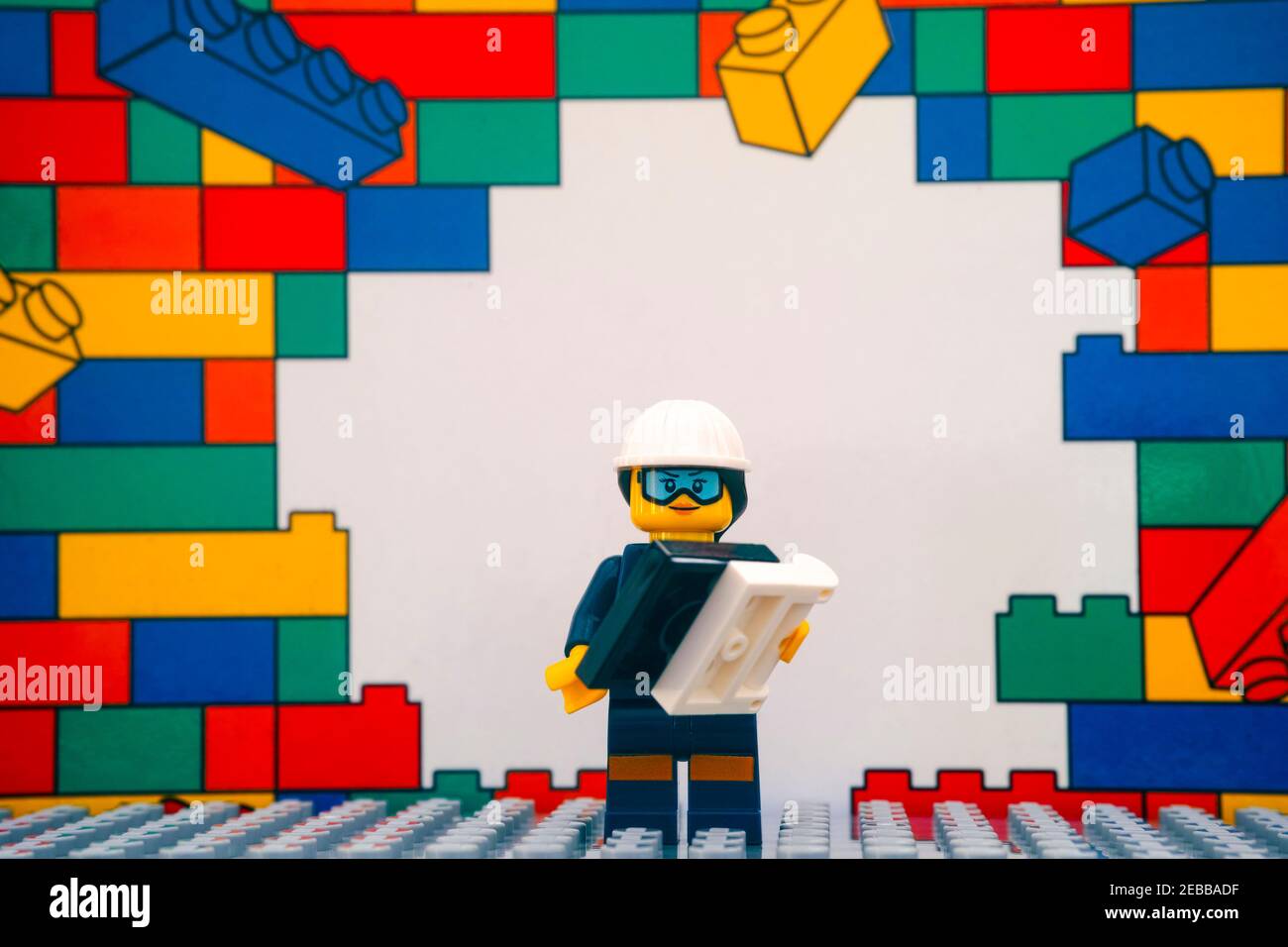 Lego brick wall hi-res stock photography and images - Alamy