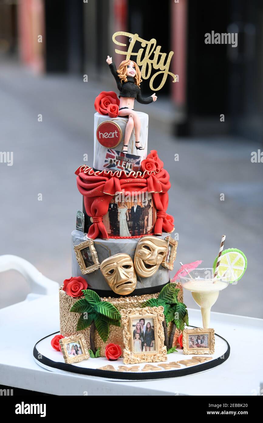 London, UK, 12 February 2021 Amanda Holden celebrates her 50th birthday