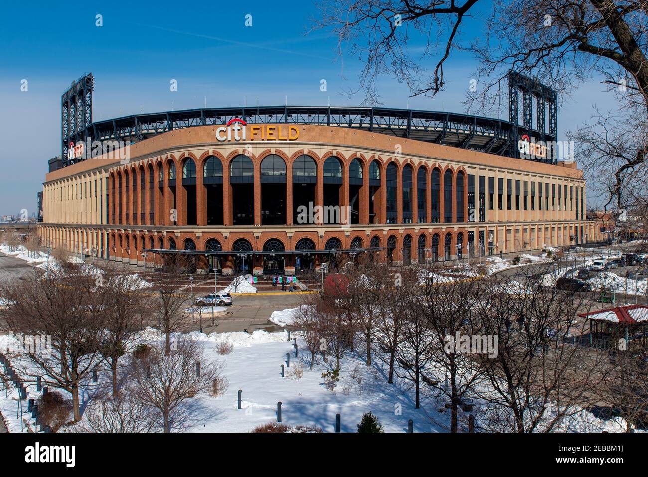 Citi Field baseball stadium is converted into a Covid19 vaccination