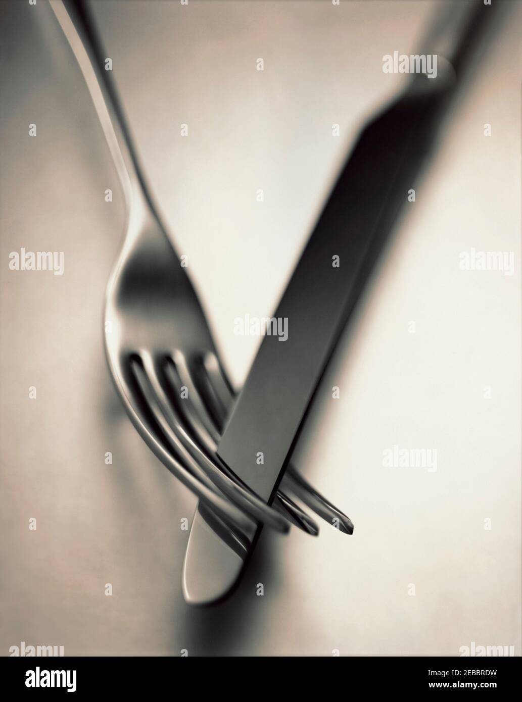 knife and fork Stock Photo Alamy